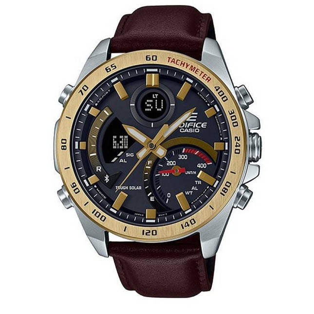 Casio Edifice Smartphone Link Chronograph Analog Digital Tough Solar ECB-900GL-1A ECB900GL-1 100M Men's Watch
