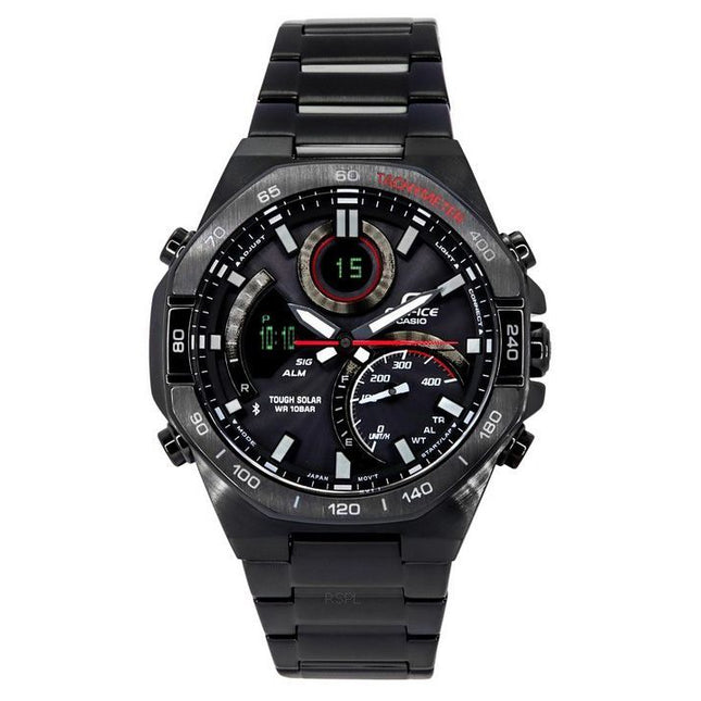 Casio Edifice Analog Digital Mobile Link Black Dial Tough Solar ECB-950DC-1A 100M Men's Watch