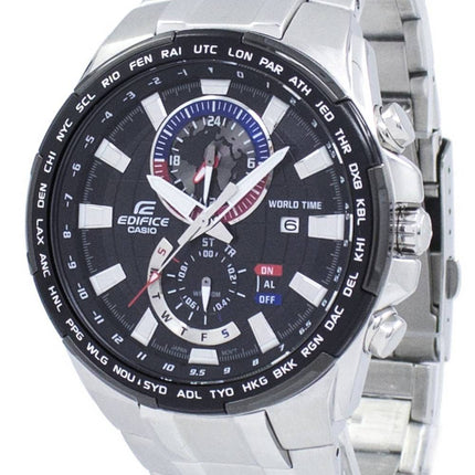 Casio Edifice World Time Quartz EFR-550D-1AV EFR550D-1AV Men's Watch