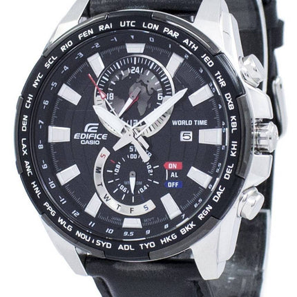 Casio Edifice World Time Quartz EFR-550L-1AV EFR550L-1AV Men's Watch