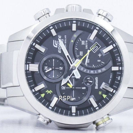 Casio Edifice Bluetooth Smartphone Link Dual Time Tough Solar EQB-501D-1A Men's Watch