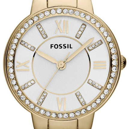 Fossil Virginia Three-Hand Crystal Gold Tone ES3283 Womens Watch