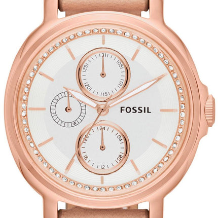 Fossil Chelsey Multifunction Sand Leather Strap ES3358 Womens Watch