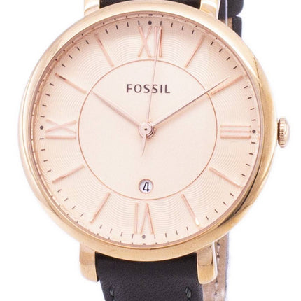 Fossil Jacqueline Quartz Gray Leather ES3707 Women's Watch