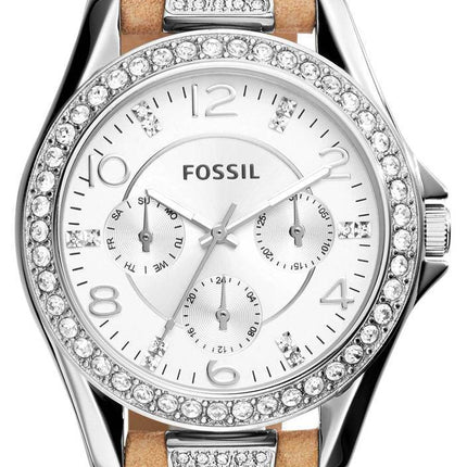 Fossil Riley Multifunction Quartz Crystals Accents ES3889 Womens Watch