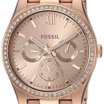 Fossil Scarlette Multifunction Quartz Diamond Accent ES4315 Women's Watch