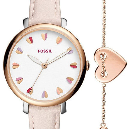 Fossil Jacqueline Quartz Jewellery Set ES4351SET Women's Watch