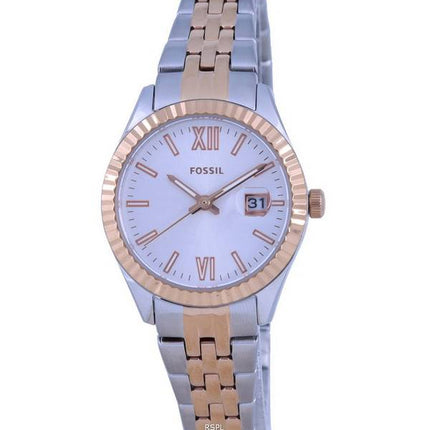 Fossil Scarlette Micro Silver Dial Stainless Steel Quartz ES4989 Womens Watch