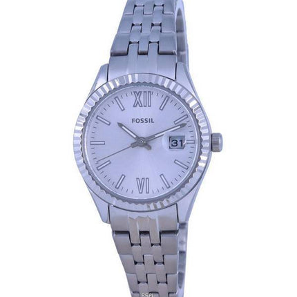 Fossil Scarlette Micro Silver Dial Stainless Steel Quartz ES4991 Womens Watch