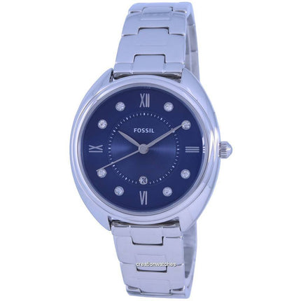 Fossil Gabby Blue Dial Stainless Steel Quartz ES5087 Women's Watch