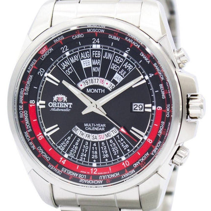 Orient Automatic Multi Year Calendar World Time EU0B001B Mens Watch