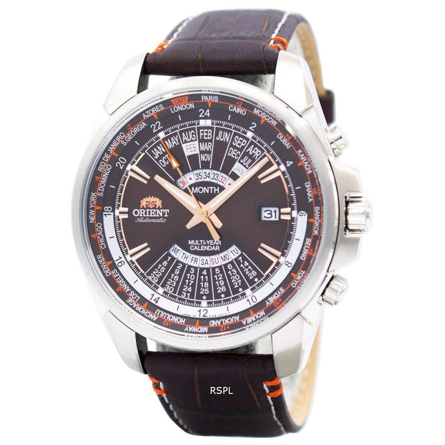 Orient Automatic Multi Year Calendar World Time EU0B004T Mens Watch