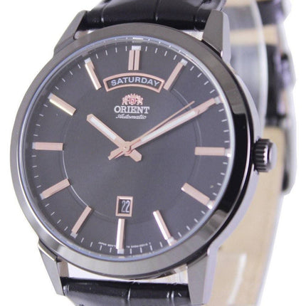 Orient Classic Automatic Black Dial Leather Strap EV0U001B Men's Watch