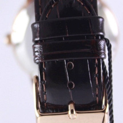 Orient Classic Automatic Brown Dial Leather Strap EV0U002T Men's Watch
