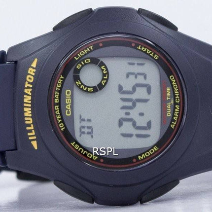 Casio Illuminator Dual Time Alarm Chrono F-200W-2ASDF F200W-2ASDF Men's Watch