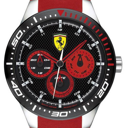 Ferrari Scuderia Redrev T Silicon Band Quartz 0830586 Mens Watch