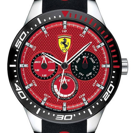Ferrari Scuderia Redrev T Silicon Band Quartz 0830588 Mens Watch