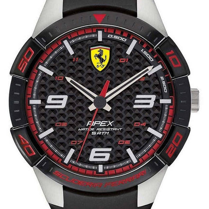 Ferrari Scuderia Apex Silicon Band Quartz 0830630 Mens Watch