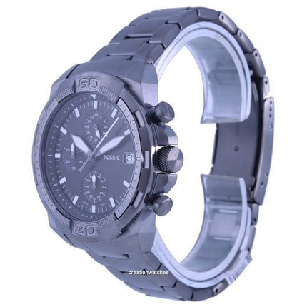Fossil Bronson Chronograph Black Dial Stainless Steel Quartz FS5852 Men's Watch