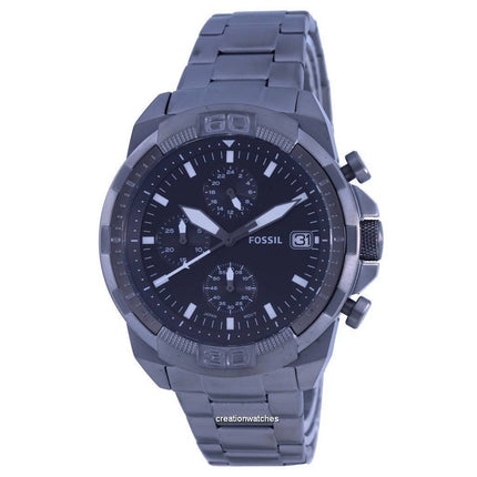 Fossil Bronson Chronograph Black Dial Stainless Steel Quartz FS5852 Men's Watch