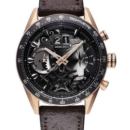 Aries Gold Inspire Jolter Quartz G 7008 RG-BK Men's Watch