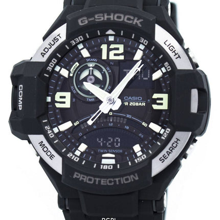 Casio G-Shock Gravitymaster Twin Sensor GA-1000-1B Mens Watch
