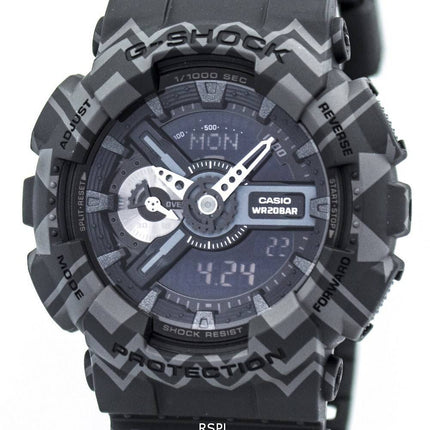 Casio G-Shock Analog Digital Tribal Pattern Series GA-110TP-1A Men's Watch