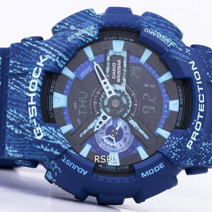 Casio G-Shock Shock Resistant World Time Alarm Quartz GA-110TX-2A Men's Watch