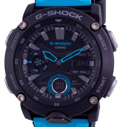 Casio G-Shock Standard Analog Digital Carbon Core Divers GA-2000-1A2 GA2000-1A2 200M Mens Watch