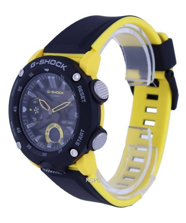Casio G-Shock Carbon Core Guard Digital Analog Black Dial Quartz GA-20