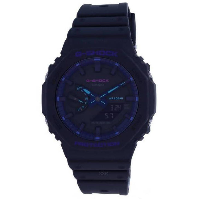 Casio G-Shock Analog Digital Black Dial Quartz GA-2100VB-1A GA2100VB-1 200M Men's Watch