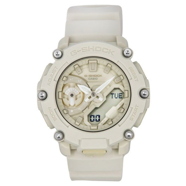 Casio G-Shock Natural Color Series Analog Digital Resin Strap Beige Dial Quartz GA-2200NC-7A 200M Men's Watch