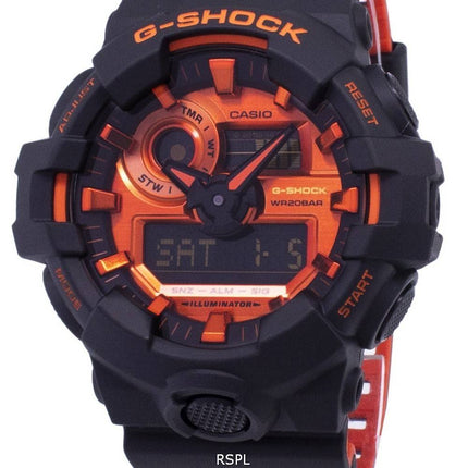 Casio G-Shock GA-700BR-1A GA700BR-1A Illuminator Quartz Analog Digital 200M Men's Watch
