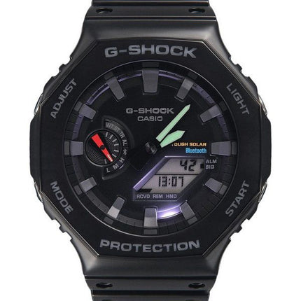 Casio G-Shock Analog Digital Mobile Link Black Resin Strap Tough Solar Power GA-B2100-1A 200M Mens Watch