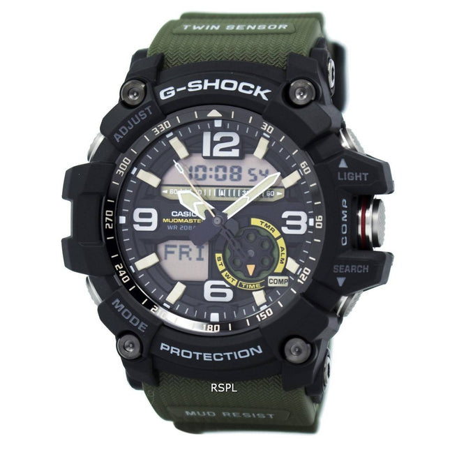 Casio G-Shock Mudmaster Analog Digital Twin Sensor GG-1000-1A3 Men's Watch
