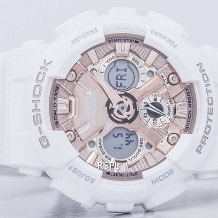 Casio G-Shock Shock Resistant World Time Analog Digital GMA-S120MF-7A2 Men's Watch