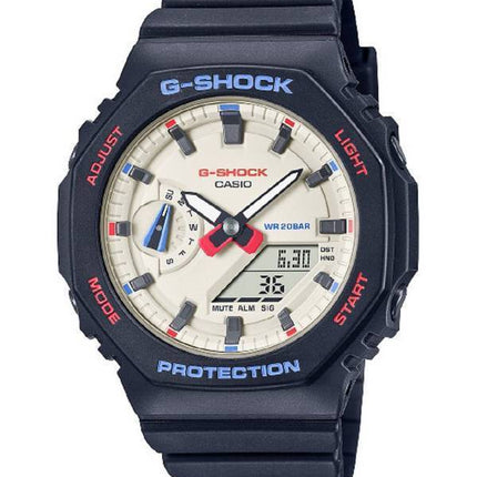 Casio G-Shock Tricolor Design Analog Digital Quartz GMA-S2100WT-1A GMAS2100WT-1 200M Womens Watch