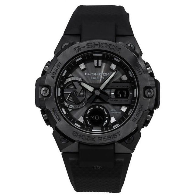 Casio G-Shock G-Steel Black Mobile Link Analog Digital Tough Solar GST-B400BB-1A 200M Men's Watch
