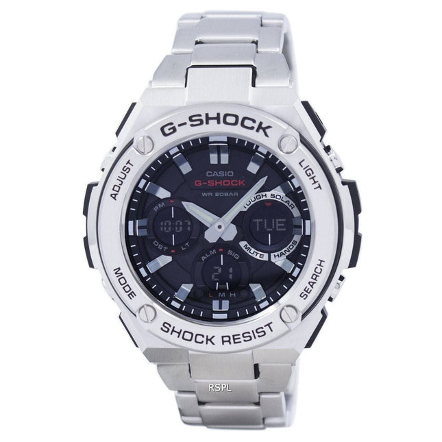 Casio G-Shock G-STEEL Analog-Digital World Time GST-S110D-1A Men's Watch