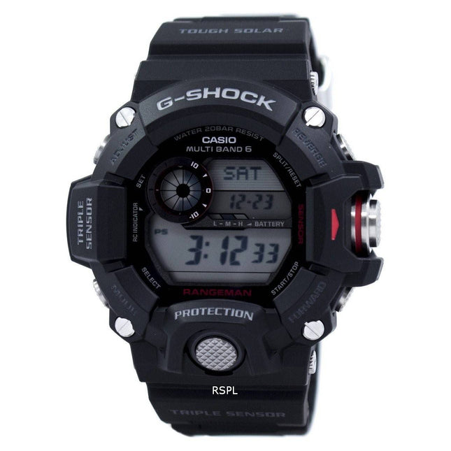 Casio Rangeman G-Shock Triple Sensor Atomic GW-9400-1 Mens Watch