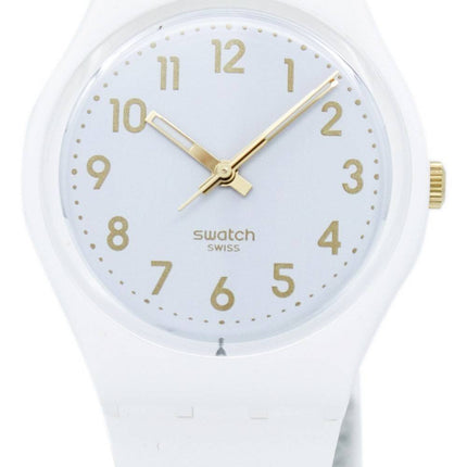 Swatch Originals White Bishop Quartz GW164 Unisex Watch