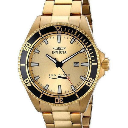 Invicta Pro Diver Gold Tone Quartz 15186 Mens Watch