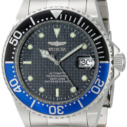Invicta Pro Diver Automatic 200M WR Black Dial Stainless Steel 15584 Men's Watch