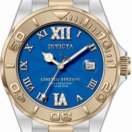 Invicta Pro Diver Limited Edition Blue Dial Quartz 34261 100M Womens Watch