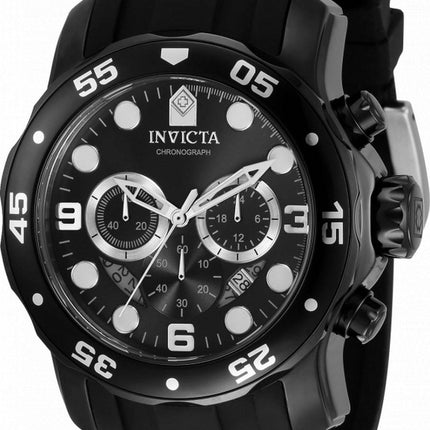 Invicta Pro Diver Chronograph SiliconStainless Steel Quartz 34666 100M Mens Watch
