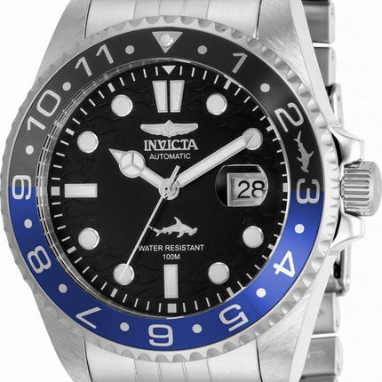Invicta Pro Diver Black Dial Stainless Steel Automatic 35150 100M Mens Watch