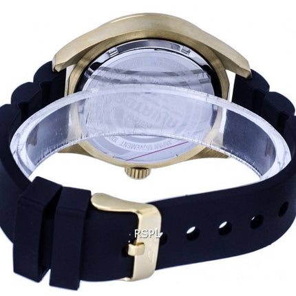 Invicta Aviator Tachymeter Silicon Gold Tone Dial Quartz INV38405 100M Mens Watch