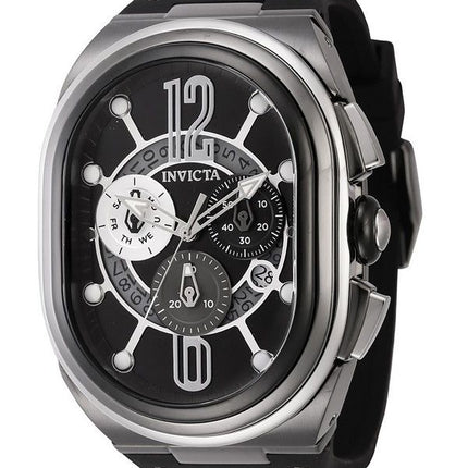 Invicta Lupah Revolution 2.0 Chronograph Black Dial Quartz 45586 100M Men's Watch
