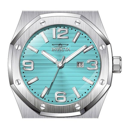 Invicta Huracan Silicone Strap Turquoise Dial Quartz 45773 100M Men's Watch