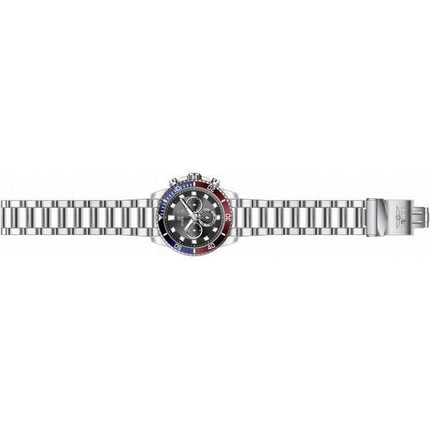 Invicta Pro Diver Chronograph Stainless Steel Black Dial Quartz 46053 Men's Watch